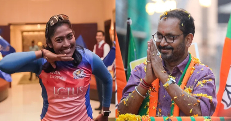 ‘മിന്നു മണിക്ക് പിന്നാലെ വയനാടിന് അഭിമാനമായി സജന സജീവനും’; ആശംസകൾ നേർന്ന് കെ സുരേന്ദ്രൻ