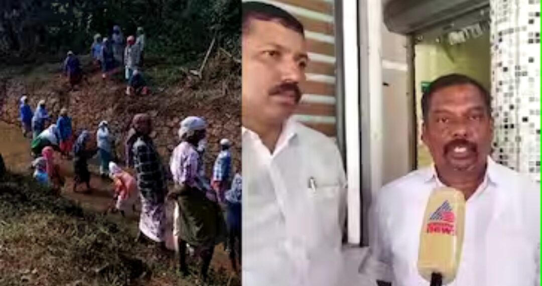 ഇടതുസ്ഥാനാ‌ർത്ഥിയെ സ്വീകരിക്കാനെത്താൻ തൊഴിലുറപ്പ് തൊഴിലാളികൾക്ക് നിർദേശം