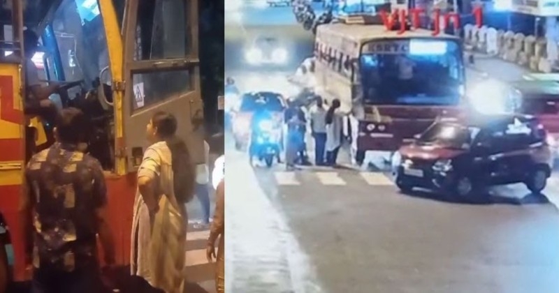 കെഎസ്‍ആർടിസിക്ക് മുന്നിൽ കാർ കുറുകെയിട്ട് ബസ് തടഞ്ഞു; മേയർ ആര്യയുടെ വാദം പൊളിയുന്നു