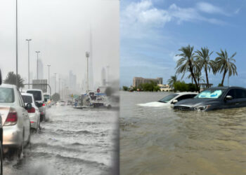 യുഎഇയിൽ റെക്കോർഡ് മഴ; 75 വര്ഷത്തിനിടയിലെ ഏറ്റവും ഉയര്ന്ന മഴ