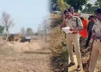 മധ്യപ്രദേശില് മണല്ക്കടത്ത് സംഘം സബ് ഇന്സ്പെക്ടറെ ട്രാക്ടര് കയറ്റി കൊന്നു