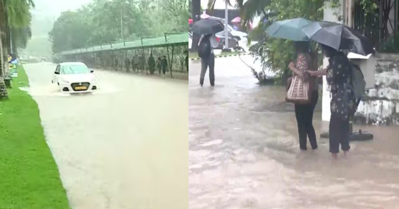 വെള്ളക്കെട്ടിൽ മുങ്ങി കൊച്ചി ന​ഗരം; ഗതാഗതക്കുരുക്ക് രൂക്ഷം, ആറു ജില്ലകളിൽ കനത്തമഴ