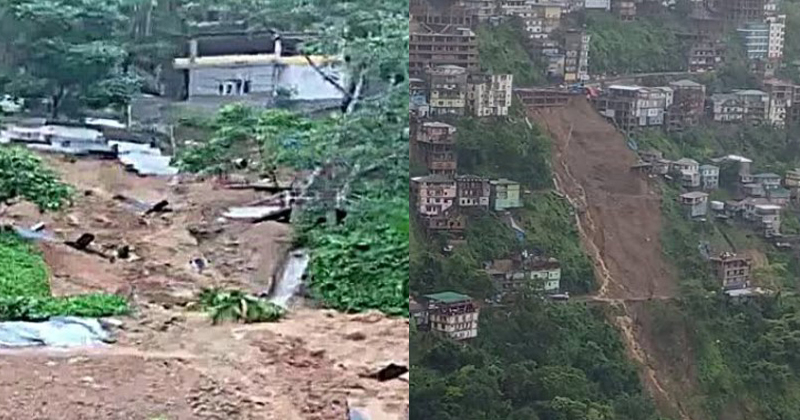 മിസോറാമിൽ വ്യാപക മണ്ണിടിച്ചിൽ; നിരവധിപേർ മണ്ണിനടിയിൽ പെട്ടു, 15 മരണം
