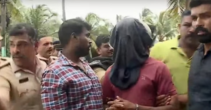 കാഞ്ഞങ്ങാട് പത്തുവയസുകാരിയെ പീഡിപ്പിച്ച പ്രതിയെ തെളിവെടുപ്പിന് എത്തിച്ചു; അക്രമാസക്തരായി ജനക്കൂട്ടം