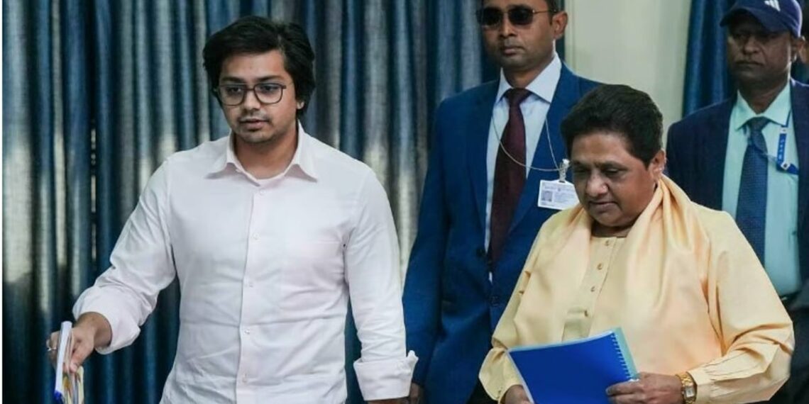 ‘പക്വതയില്ല’; അനന്തരവനെ പാർട്ടി പദവികളിൽ നിന്നും നീക്കി മായാവതി, പിന്ഗാമിയെന്ന സ്ഥാനവുമില്ല