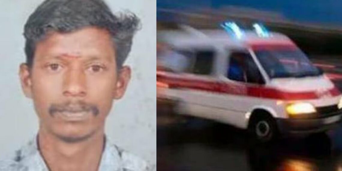 തേന്‍ എടുക്കുന്നതിനിടെ മരത്തില്‍ നിന്ന് വീണ് യുവാവ് മരിച്ചു; മൃതദേഹവുമായി പോയ ആംബുലന്‍സ് മറിഞ്ഞ് നാല് പേര്‍ക്ക്