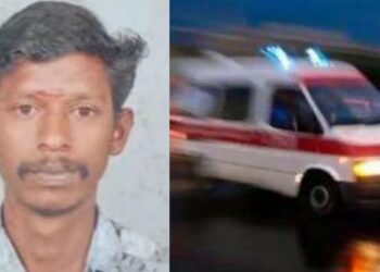 തേന്‍ എടുക്കുന്നതിനിടെ മരത്തില്‍ നിന്ന് വീണ് യുവാവ് മരിച്ചു; മൃതദേഹവുമായി പോയ ആംബുലന്‍സ് മറിഞ്ഞ് നാല് പേര്‍ക്ക്