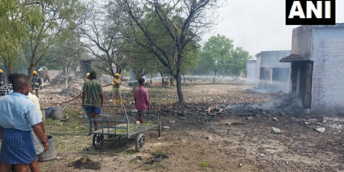 ശിവകാശിയില്‍ പടക്കനിര്‍മാണശാലയില്‍ സ്‌ഫോടനം; എട്ടുമരണം