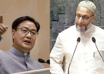 ‘ജയ് പലസ്തീൻ’; ചട്ട വിരുദ്ധം. ഒവൈസിക്കെതിരെ രൂക്ഷ വിമർശനവുമായി കേന്ദ്രമന്ത്രിമാർ