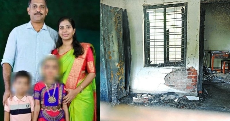 അങ്കമാലിയിൽ നാലംഗ കുടുംബം വെന്തുമരിച്ച സംഭവം: ആത്മഹത്യയെന്ന് സൂചന, പെട്രോൾ വാങ്ങുന്ന ദൃശ്യം ലഭിച്ചു