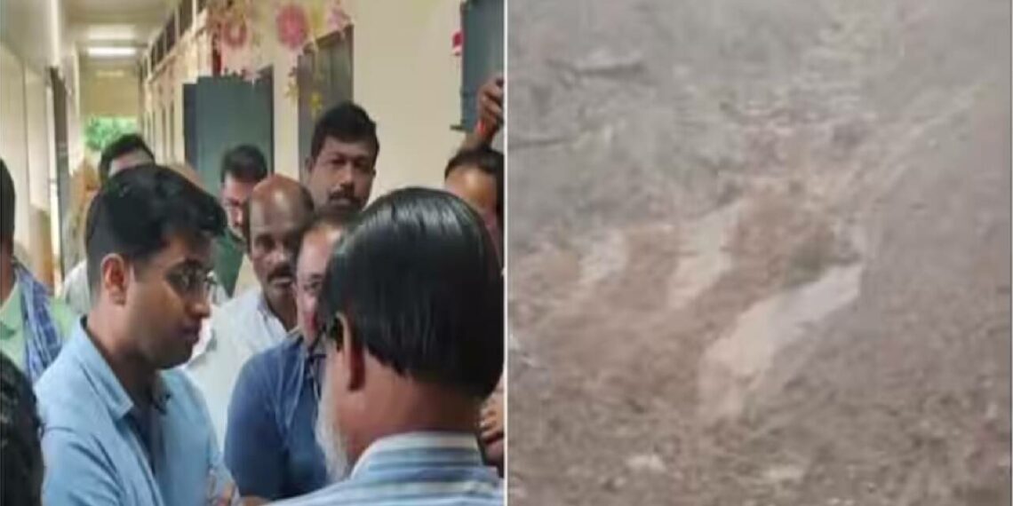 കോഴിക്കോട് വിലങ്ങാട് വീണ്ടും ഉരുൾപൊട്ടി; ആളപായം ഇല്ല