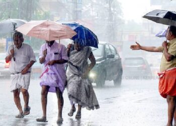 ഇന്നും കനത്ത മഴ; ചക്രവാതചുഴിയും – നാല് ജില്ലകളിൽ യെല്ലോ അലർട്ട്