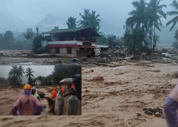 വയനാട്ടിൽ ഉരുൾപൊട്ടലും മണ്ണിടിച്ചിലും; 11 പേർ മരിച്ചു