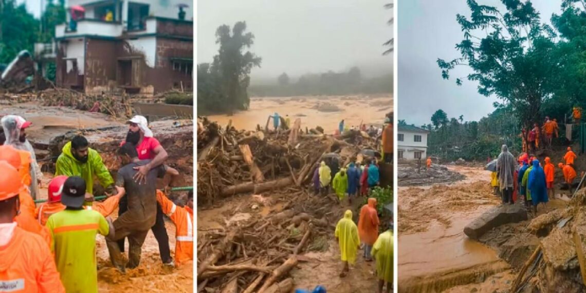 ദക്ഷിണേന്ത്യയിലെ എല്ലാ സൈനിക കേന്ദ്രങ്ങൾക്കും മുന്നറിയിപ്പ്; കര, നാവിക, വ്യോമ സേനകൾ മുണ്ടക്കൈയ്യിലേക്ക്
