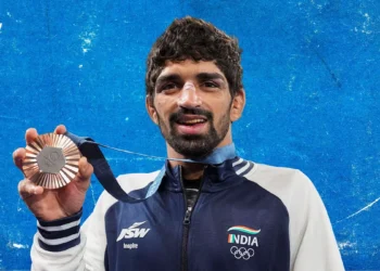 ഒളിമ്പിക്സിൽ ഇന്ത്യയുടെ ആദ്യ ഗുസ്തി മെഡൽ സ്വന്തമാക്കി അമൻ സെഹ്രാവത്