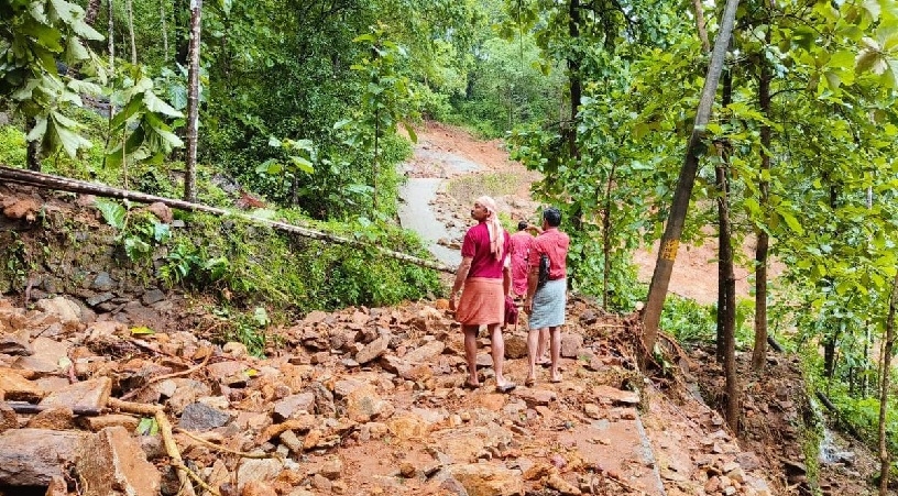 ഉരുൾപൊട്ടൽ ദുരന്തമുണ്ടായ വിലങ്ങാട് ശക്തമായ മഴ; ആളുകളെ ക്യാമ്പിലേക്ക് മാറ്റി – ജാ​ഗ്രതാ നിർദ്ദേശം