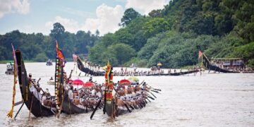 ആറന്മുള ഉത്രട്ടാതി ജലമേള ഇന്ന്; 49 പള്ളിയോടങ്ങൾ ജലഘോഷയാത്രയിൽ മാറ്റുരയ്ക്കും