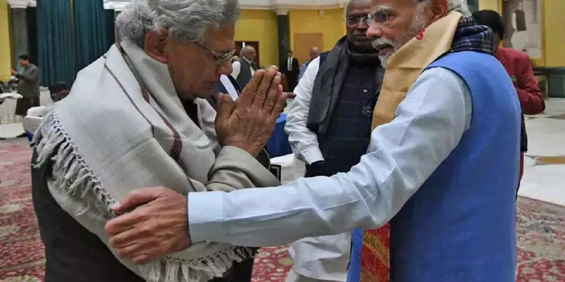 ‘ഇടതുപക്ഷത്തിൻ്റെ വെളിച്ചം നഷ്ടമായി’: സീതാറാം യെച്ചൂരിയുടെ വിയോ​ഗത്തിൽ പ്രധാനമന്ത്രി