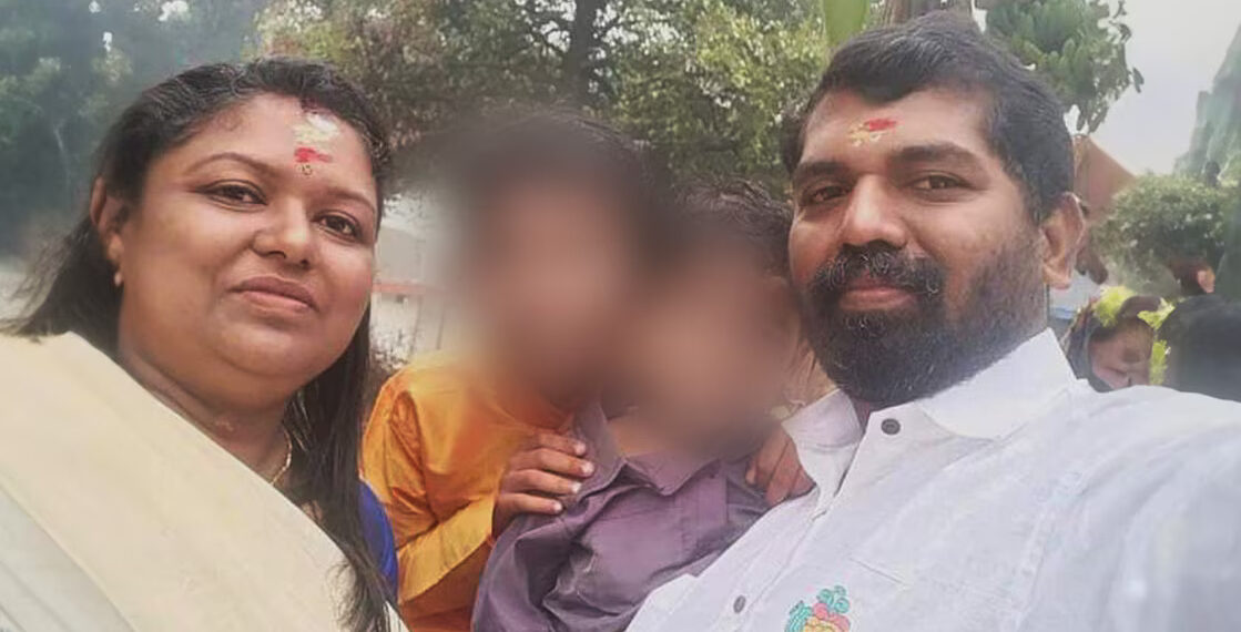 അങ്കമാലിയിൽ വീടിന് തീവച്ച് ഗൃഹനാഥൻ തൂങ്ങിമരിച്ചു, ഭാര്യ തീപ്പൊള്ളലേറ്റ് മരിച്ചു