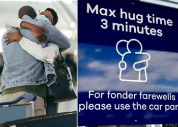 കെട്ടിപിടിക്കാനുള്ള സമയപരിധി 3 മിനിറ്റ്; വിമാനത്താവളത്തിൽ വിചിത്ര നിയന്ത്രണം