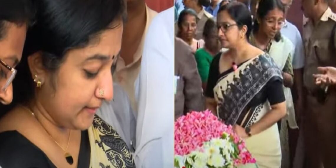 ‘ആരോടും മുഖം കറുപ്പിക്കാത്ത പാവത്താനായിരുന്നു നവീൻ’; പൊട്ടിക്കരഞ്ഞ് ദിവ്യ എസ് അയ്യർ