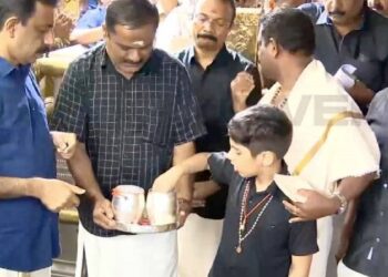 നറുക്കെടുപ്പ് പൂർത്തിയായി: അരുൺകുമാർ നമ്പൂതിരി ശബരിമല മേൽശാന്തി; വാസുദേവൻ നമ്പൂതിരി മാളികപ്പുറം മേൽശാന്തി