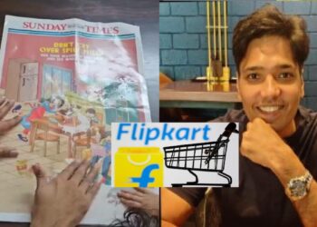 നനഞ്ഞ ടിഷ്യൂപേപ്പർ ഉപയോഗിച്ച് തുടച്ചാൽ ഓഫർ കാണാം; വൈറലായി ഫ്ലിപ്കാർട്ടിന്റെ മാജിക്കൽ പരസ്യം