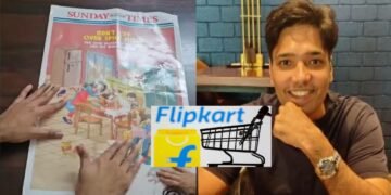 നനഞ്ഞ ടിഷ്യൂപേപ്പർ ഉപയോഗിച്ച് തുടച്ചാൽ ഓഫർ കാണാം; വൈറലായി ഫ്ലിപ്കാർട്ടിന്റെ മാജിക്കൽ പരസ്യം