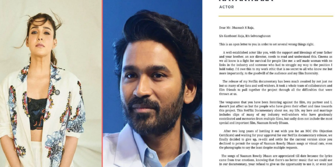 10 വർഷമായിട്ടും തീരാത്ത പക; നടൻ ധനുഷിനെതിരെ തുറന്ന കത്തുമായി നയൻതാര