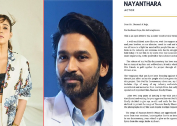 10 വർഷമായിട്ടും തീരാത്ത പക; നടൻ ധനുഷിനെതിരെ തുറന്ന കത്തുമായി നയൻതാര