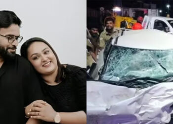 കാർ തീർഥാടകരുടെ ബസിലേക്ക് ഇടിച്ചു കയറി; മരണപ്പെട്ടത് നവദമ്പതിമാരുൾപ്പെടെ നാലുപേർ; മലേഷ്യയിൽ മധുവിധു ആഘോഷിച്ചശേഷം വീട്ടിലേക്കുള്ള യാത്ര കണ്ണീരോർമ്മയായി