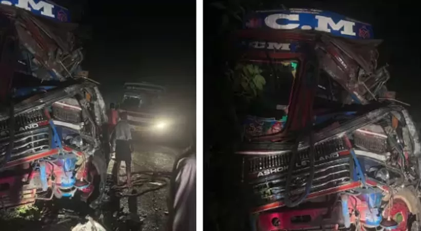 ശബരിമല തീർത്ഥാടകരുടെ ബസ് ലോറിയുമായി കൂട്ടിയിടിച്ച് ഒരാൾ മരിച്ചു; ഒരാളുടെ നില ഗുരുതരം