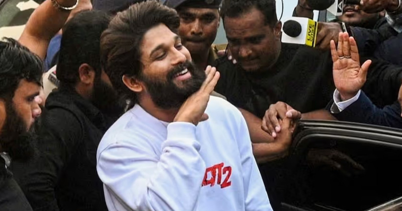 ഞാൻ നിയമത്തെ മാനിക്കുന്നു, കേസിനോട് സഹകരിക്കും’; ഒരു രാത്രി ജയിലിൽ കഴിഞ്ഞ  നടൻ അല്ലു അർജുൻ മോചിതനായി
