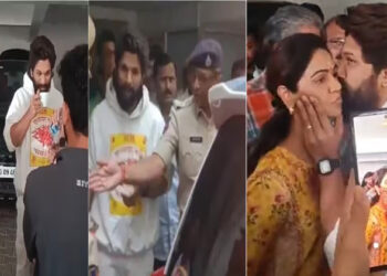 കിടപ്പ് മുറിയിൽ നിന്ന് വിളിച്ച് അറസ്റ്റ്, പ്രാതൽ കഴിക്കാൻ സമയം ചോദിച്ച്  വാക്കേറ്റം, വീട്ടിൽ നാടകീയ രംഗങ്ങൾ;  അല്ലു അർജുൻറെ അറസ്റ്റിന് പിന്നിൽ