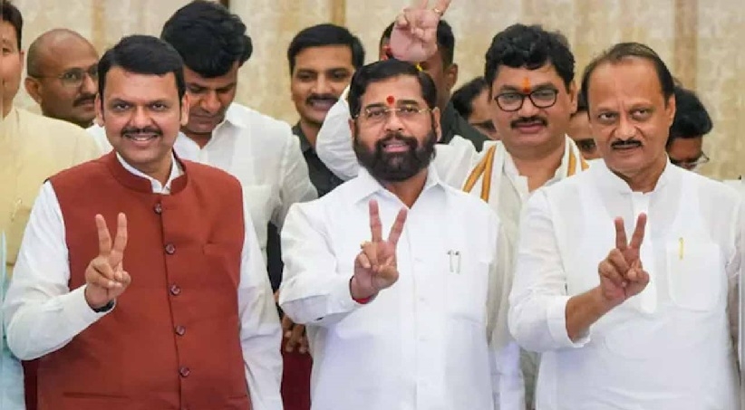 മഹാരാഷ്ട്ര മുഖ്യമന്ത്രിയായി സത്യപ്രതിജ്ഞ ചെയ്ത് ദേവേന്ദ്ര ഫഡ്നാവിസ്; ഉപമുഖ്യമന്ത്രിമാരായി ഏകനാഥ് ഷിൻഡെയും അജിത് പവാറും
