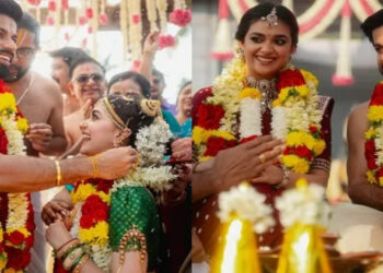 ‘അയ്യങ്കാർ വീട്ട് പൊണ്ണായി  കീർ‌ത്തി’, നടി കീർത്തി സുരേഷും ആന്റണി തട്ടിലും വിവാഹിതരായി
