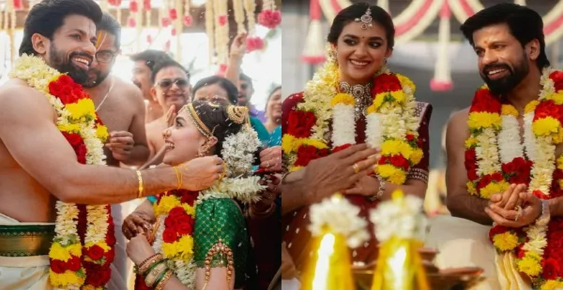 ‘അയ്യങ്കാർ വീട്ട് പൊണ്ണായി  കീർ‌ത്തി’, നടി കീർത്തി സുരേഷും ആന്റണി തട്ടിലും വിവാഹിതരായി