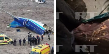 അതിഭീകരം!  അപകടത്തിന് മുമ്പും ശേഷവും.. കസാക്കിസ്ഥാനിൽ  തകർന്ന വിമാനത്തിൽ നിന്നുള്ള ദൃശ്യങ്ങൾ പുറത്ത്